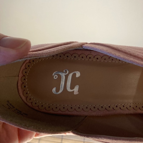 JC Pink Faux Suede 
Pumps Heels Stilettos 
Size 8 
Sexy Club - Picture 7 of 9